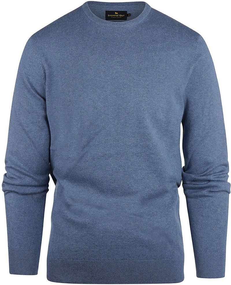 Steppin' Out Pullover Cotton Cashmere Indigo Blau - Größe L günstig online kaufen