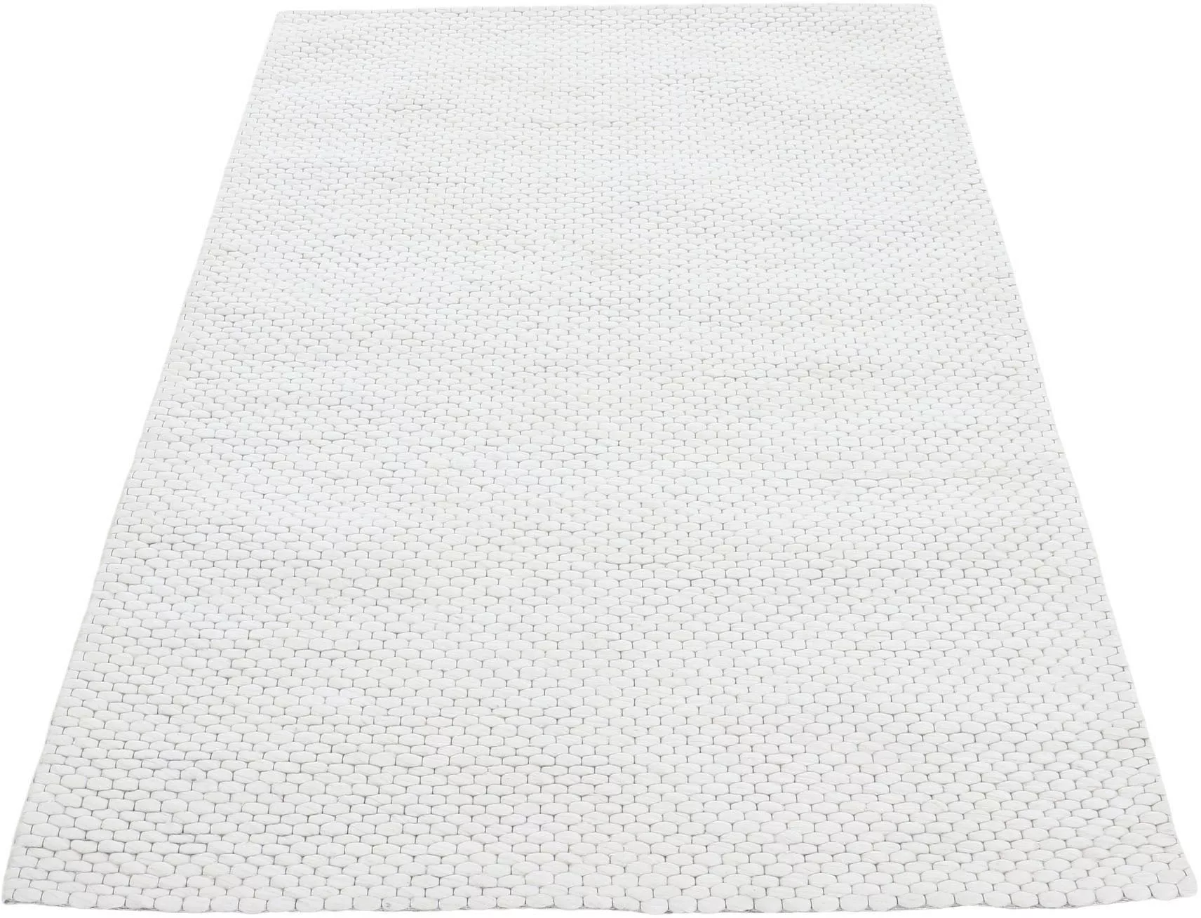 carpetfine Wollteppich »Sina«, rechteckig, 14 mm Höhe, Handweb Teppich, rei günstig online kaufen