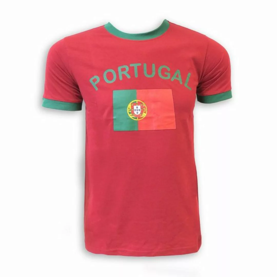Sonia Originelli T-Shirt Fan-Shirt "Portugal" Unisex Fußball WM EM Herren T günstig online kaufen