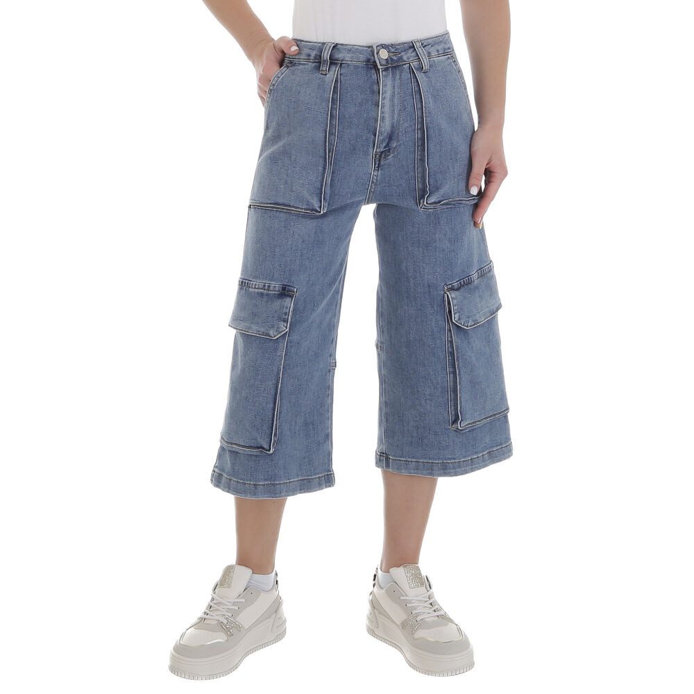 Ital-Design Caprijeans Trendy Damen Cargo-Jeans mit günstig online kaufen