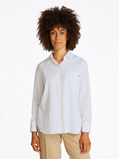 Tommy Hilfiger Hemdbluse ESS POPLIN EASY FIT SHIRT günstig online kaufen