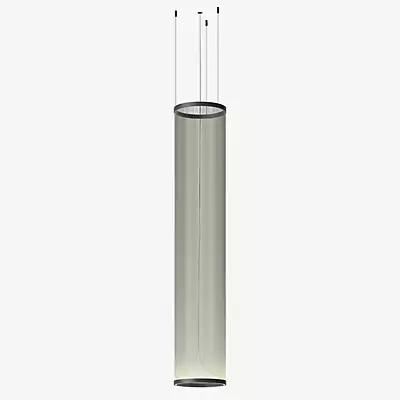 Vibia Array Pendelleuchte LED zylindrisch, grün - 193 cm - Dali günstig online kaufen