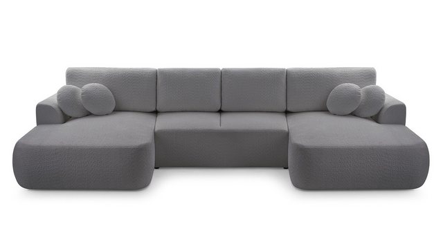 Beautysofa Ecksofa VENTO U mit Schlaffunktion, mit Bettkasten, mit Schlaffu günstig online kaufen