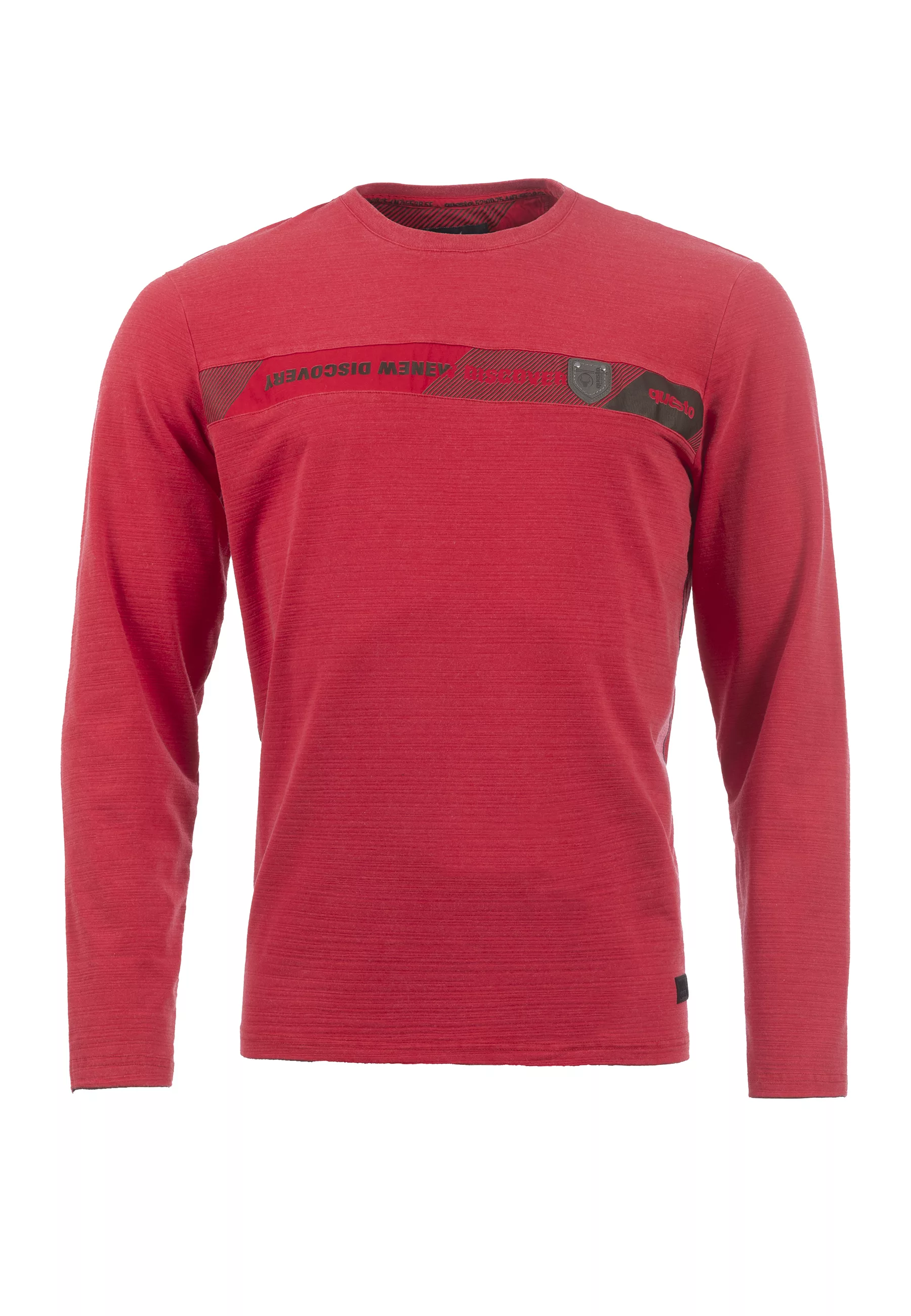 Questo Langarmshirt Finnegan chilli red günstig online kaufen