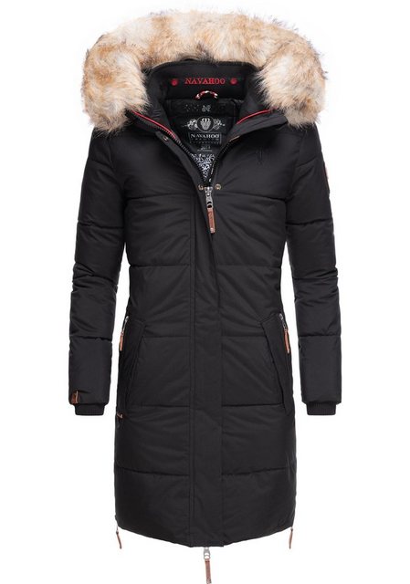 Navahoo Wintermantel "Halina", modischer Damen Winter Steppmantel mit Kapuz günstig online kaufen