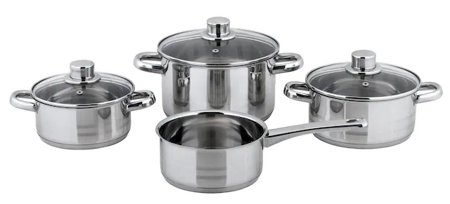 CS Koch-Systeme Topf-Set »BELM«, Edelstahl, (Set, 7 tlg., je 1 Kochtopf 16/ günstig online kaufen