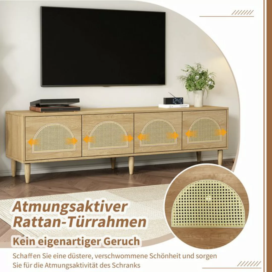 liebtech TV-Schrank Rustikaler TV-Schrank Für bis zu 80 Zoll Fernseher,TV-S günstig online kaufen