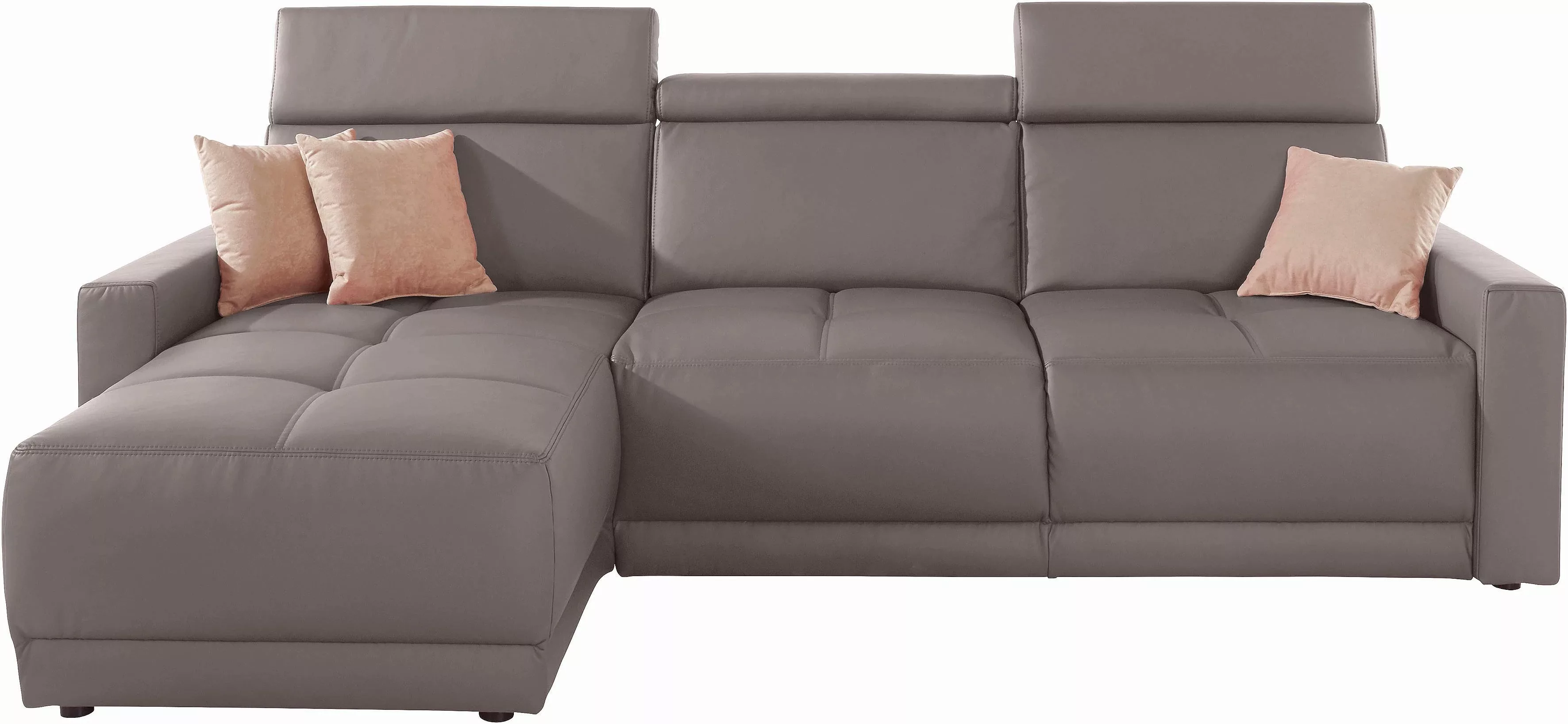 DOMO collection Ecksofa "Ava L-Form", mit Recamiere, Federkern wahlweise mi günstig online kaufen