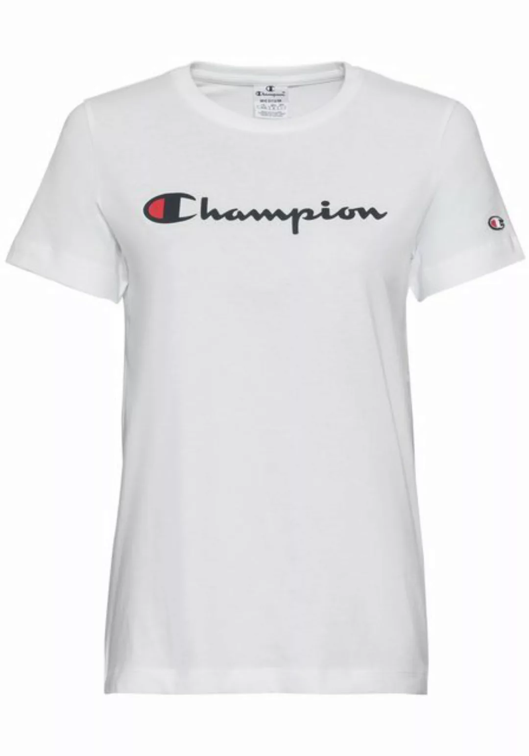 Champion T-Shirt Icons Crewneck T-Shirt Large Logo günstig online kaufen