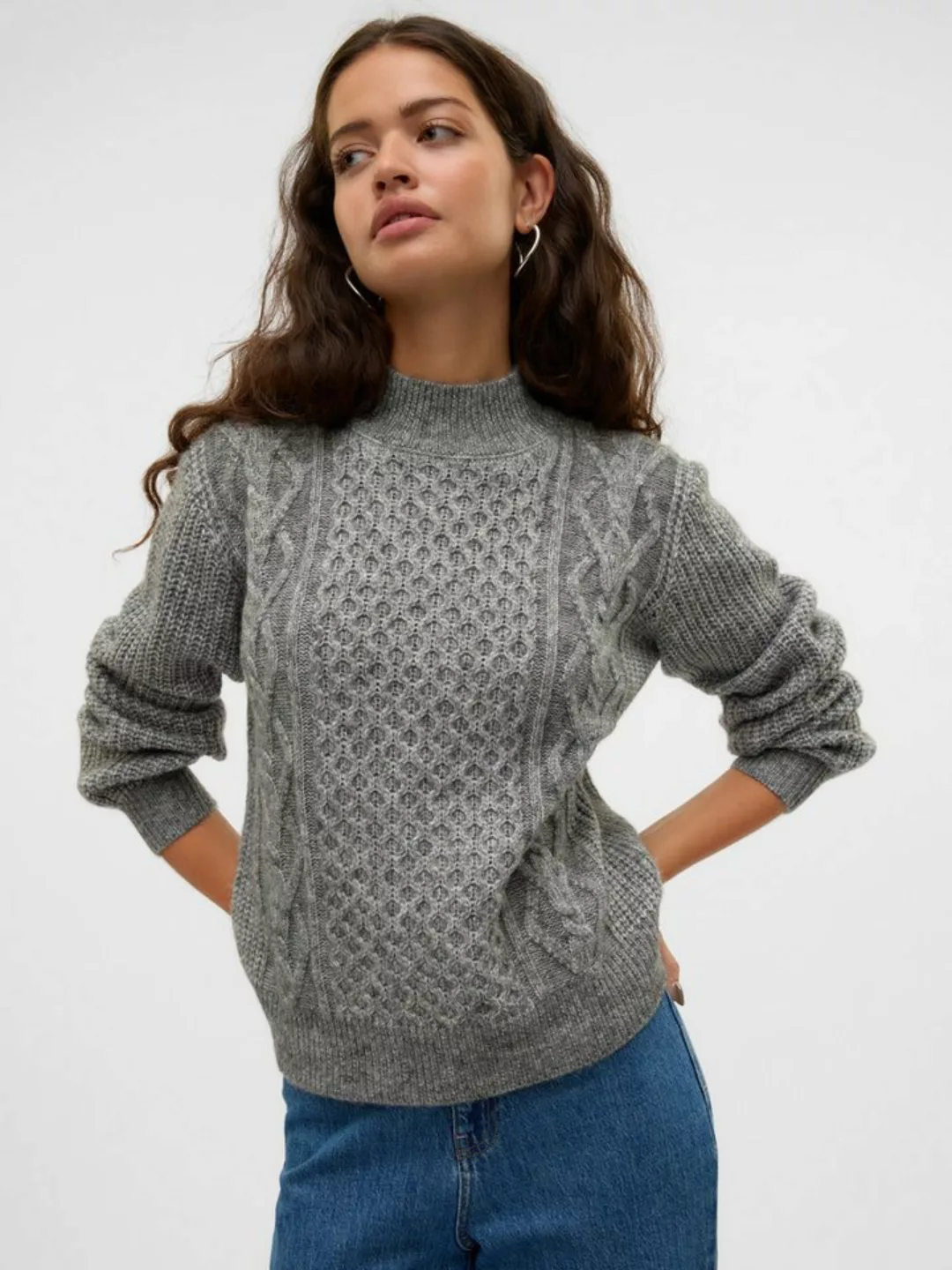 Vero Moda Stehkragenpullover VMUNIVERSE LS HIGHNECK PULLOVER GA BF günstig online kaufen