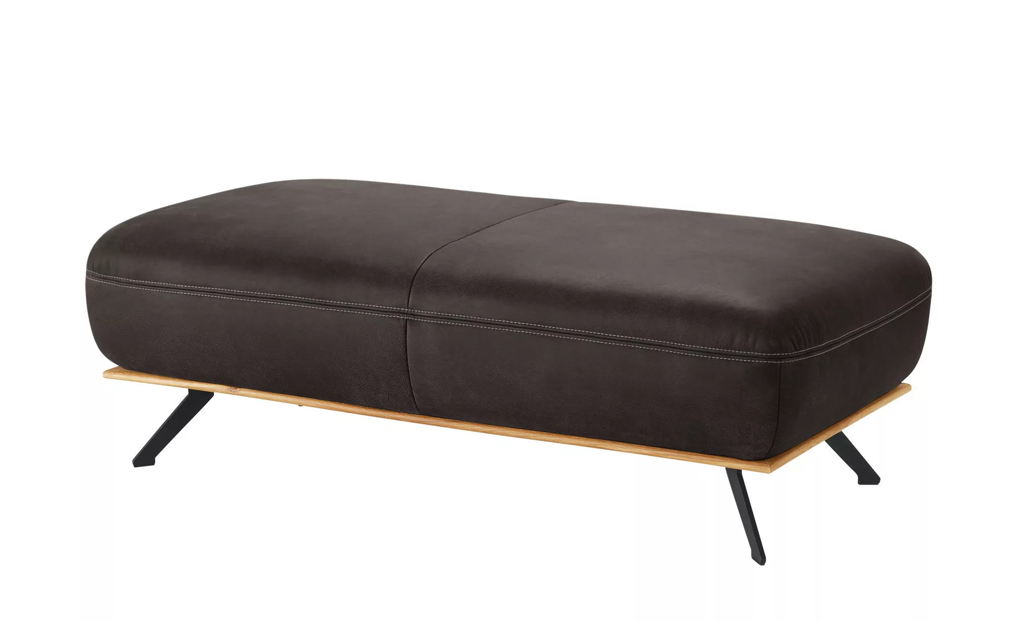 meinSofa Hocker  Fiona ¦ braun ¦ Maße (cm): B: 135 H: 43 T: 70 Polstermöbel günstig online kaufen