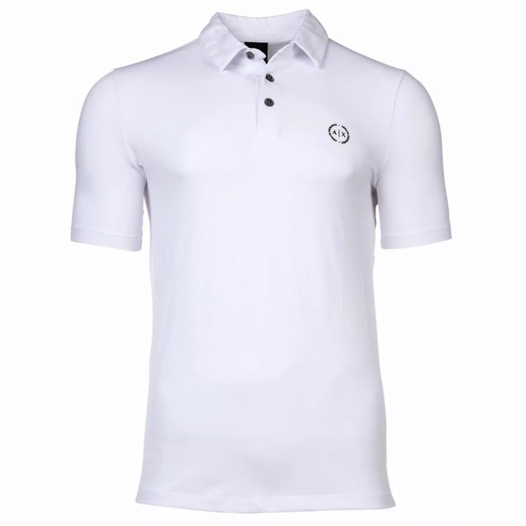 A|X ARMANI EXCHANGE Herren Poloshirt - Mikro-Logo, Slim fit, Cotton Stretch günstig online kaufen