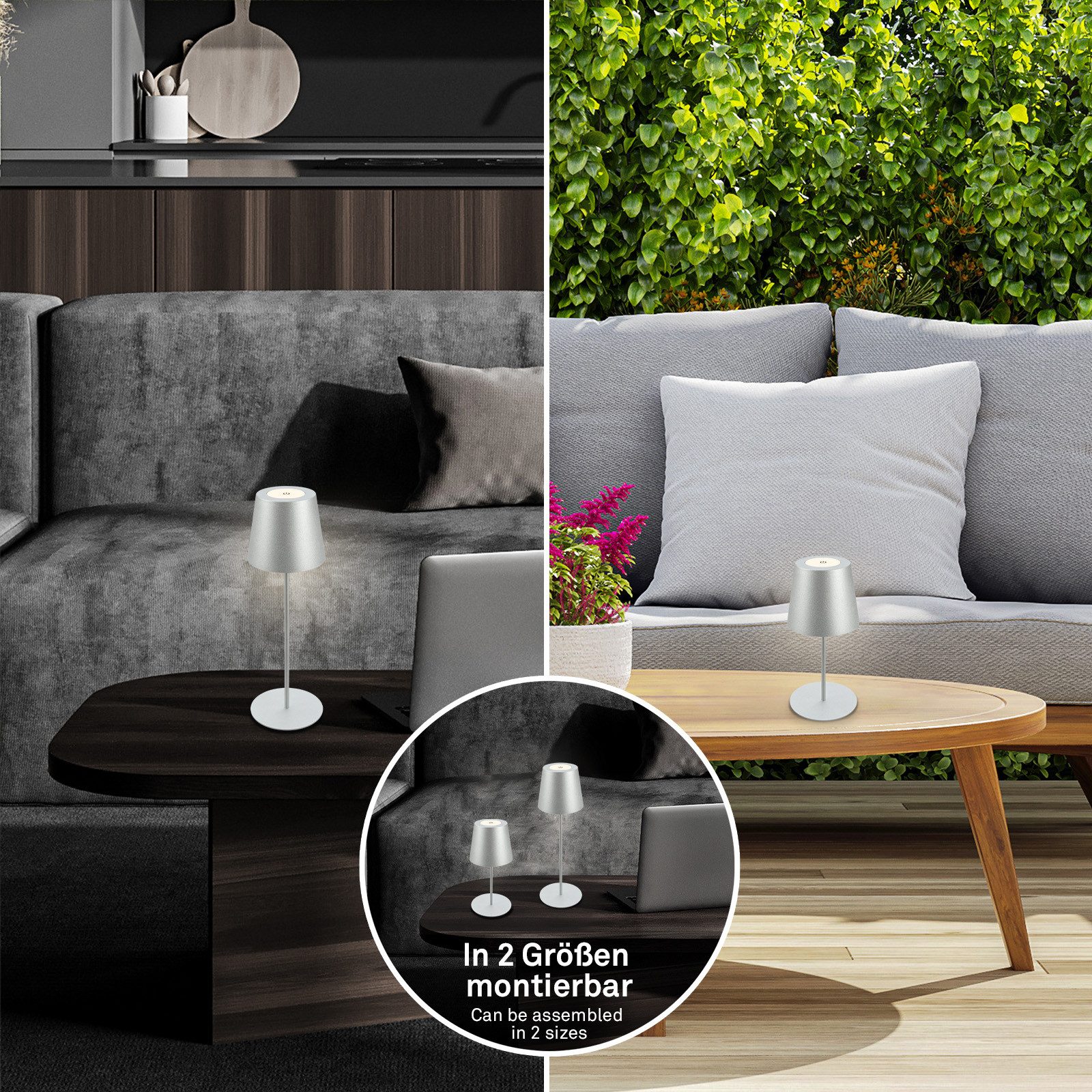 Briloner Leuchten LED Außen-Tischleuchte Coloris, LED günstig online kaufen