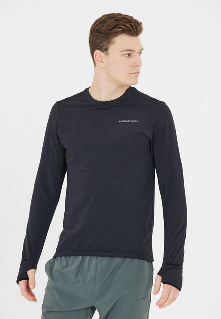 ENDURANCE Langarmshirt Cedric mit 4-Wege-Stretch und Reflektoren günstig online kaufen