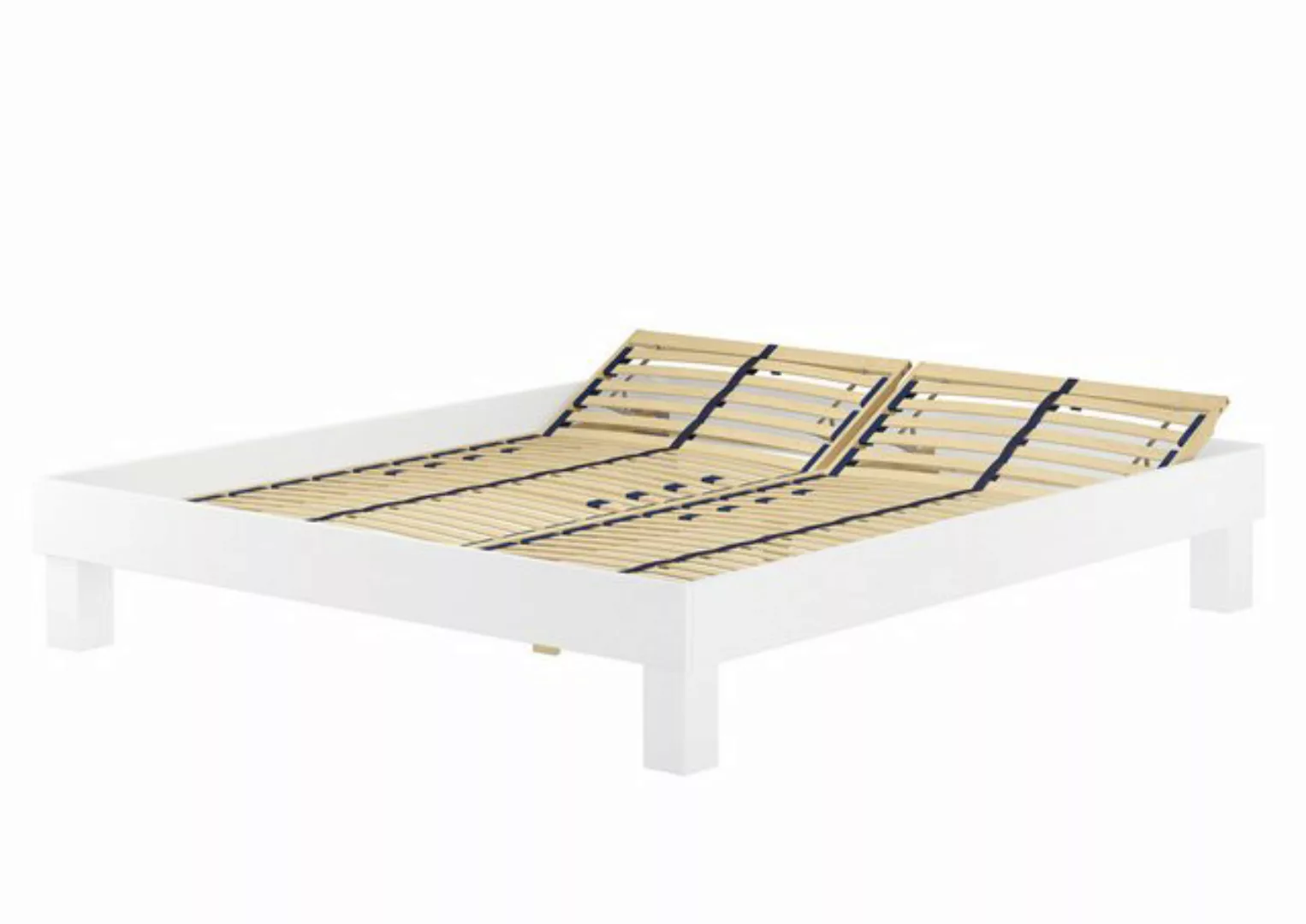 ERST-HOLZ Bett Holzbett Kingsize-Bett Buche 200x200 Zubehör wählbar, Buchew günstig online kaufen