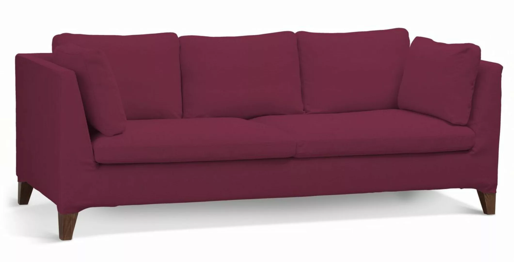 Bezug für Stockholm 3-Sitzer Sofa, pflaume , Stockholm 3-Sitzer, Cotton Pan günstig online kaufen