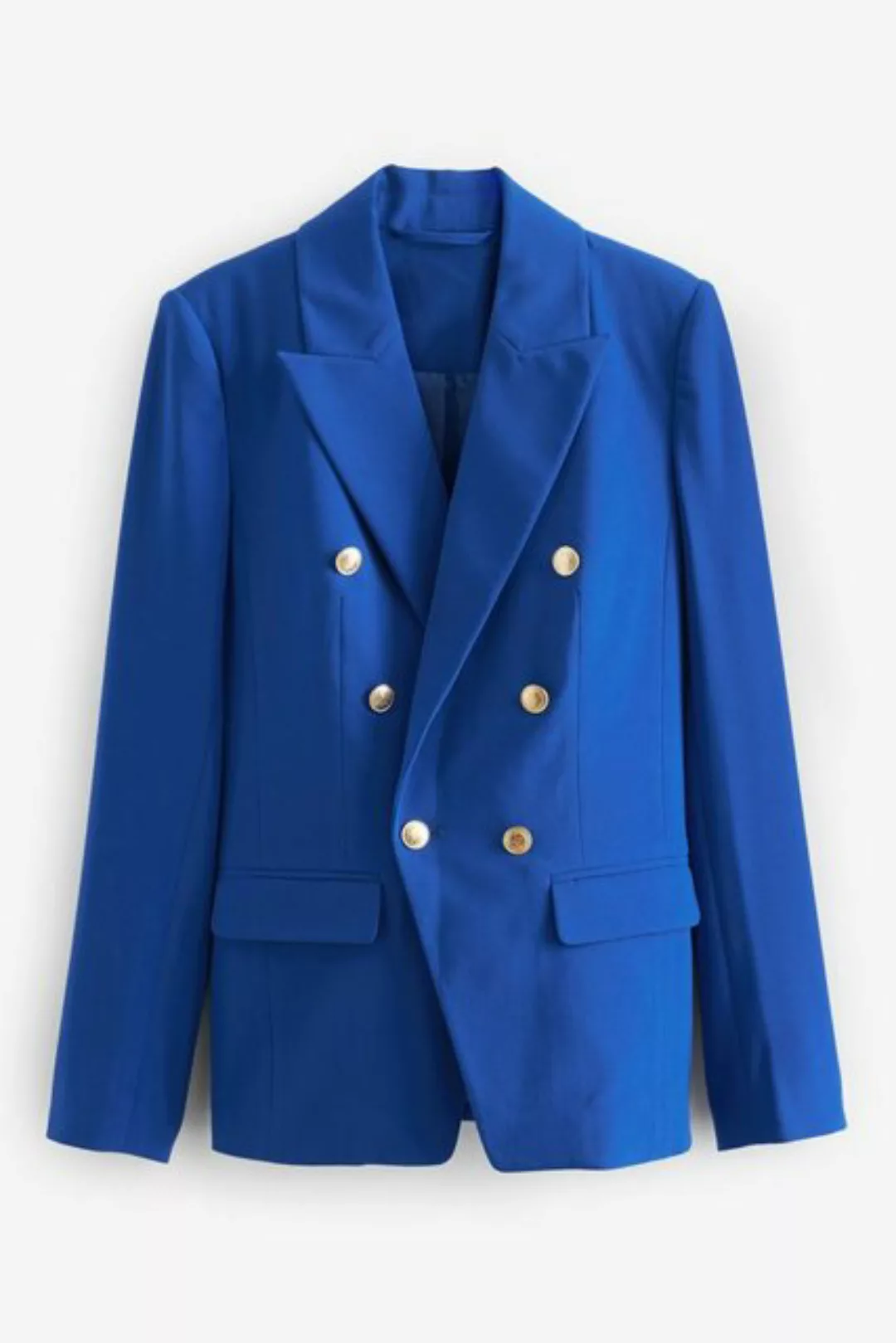 Next Jackenblazer Zweireihiger Blazer mit Knopfdetail (1-tlg) günstig online kaufen