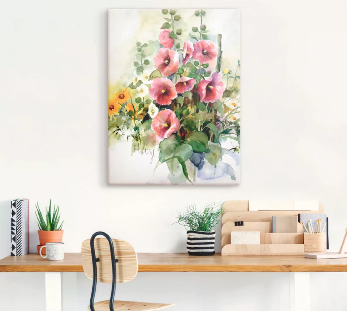 Artland Wandbild "Blumen Zusammenstellung I", Blumen, (1 St.), als Leinwand günstig online kaufen