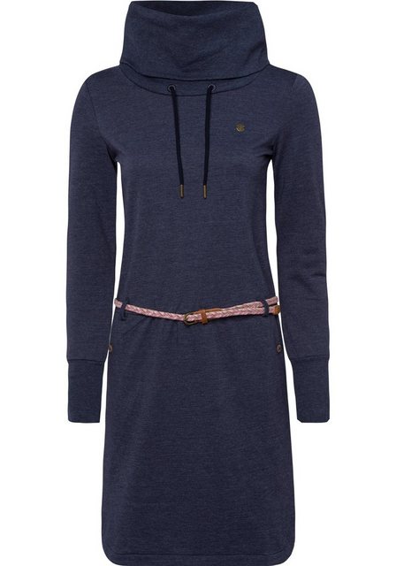 Ragwear Sweatkleid LAURRA (2-tlg., mit abnehmbarem Gürtel) stylisches Langa günstig online kaufen