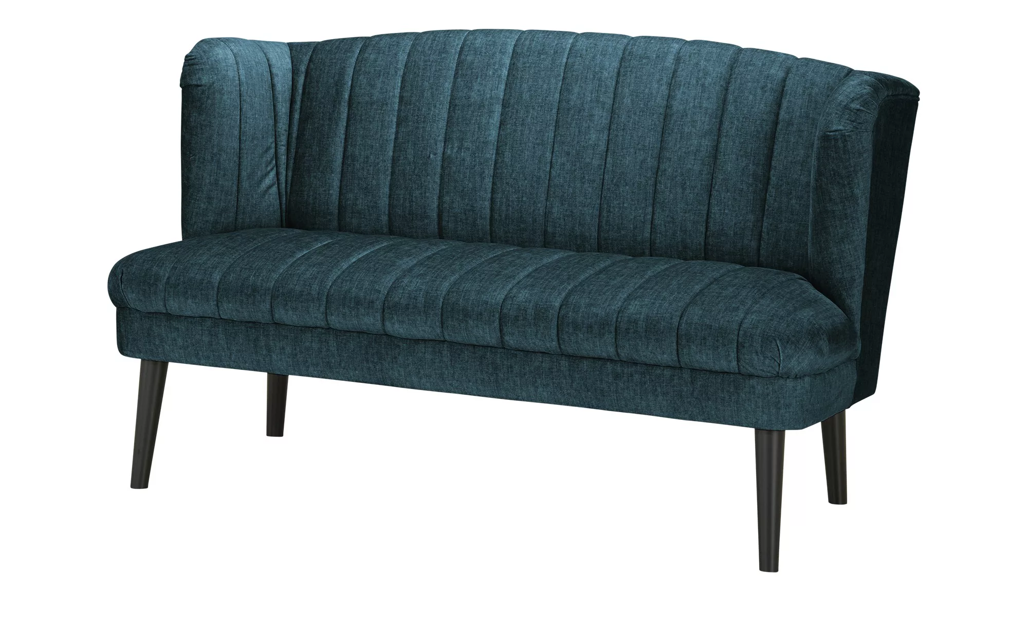 switch Küchensofa  Velours meliert Rina ¦ blau ¦ Maße (cm): B: 156 H: 92 T: günstig online kaufen