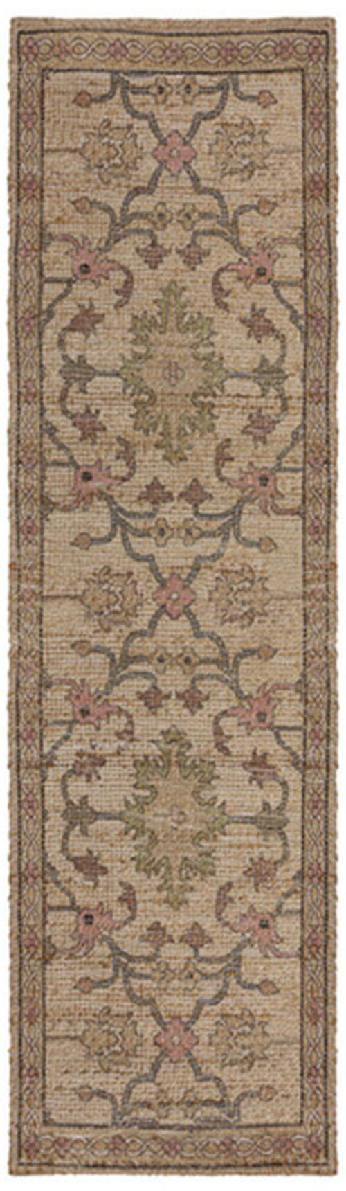 FLAIR RUGS Teppich »Celine Jute«, rechteckig, 1 mm Höhe, Chenille-Jutemisch günstig online kaufen