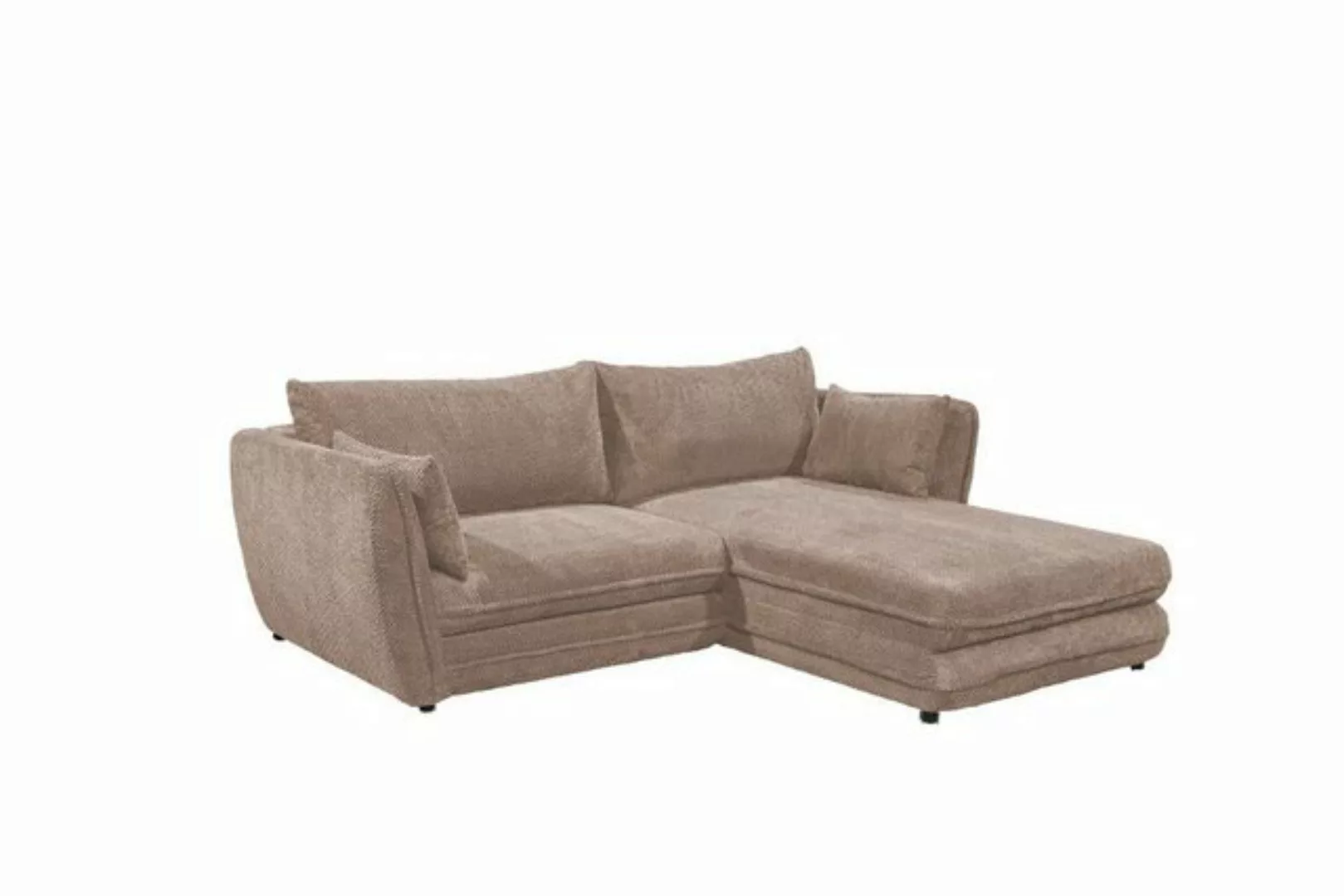 ED EXCITING DESIGN Ecksofa "Stanley", frei im Raum stellbar, mit Schlaffunk günstig online kaufen