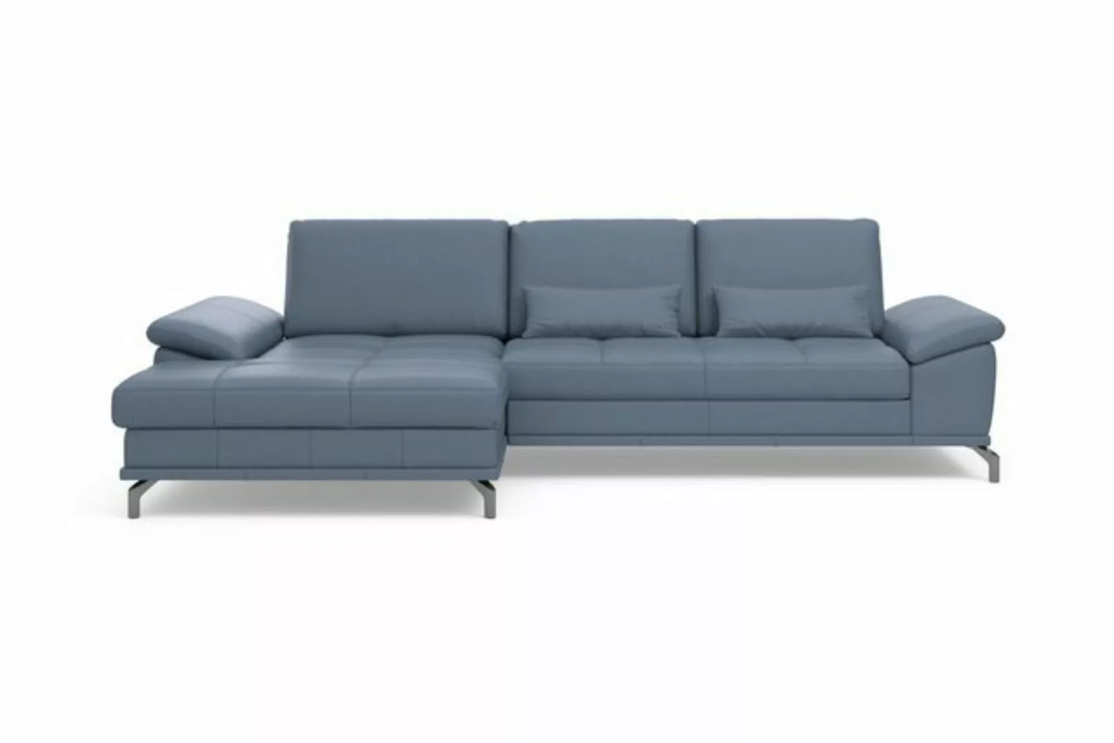 Places of Style Ecksofa Costello L-Form, incl. Sitztiefenverstellung und Ar günstig online kaufen