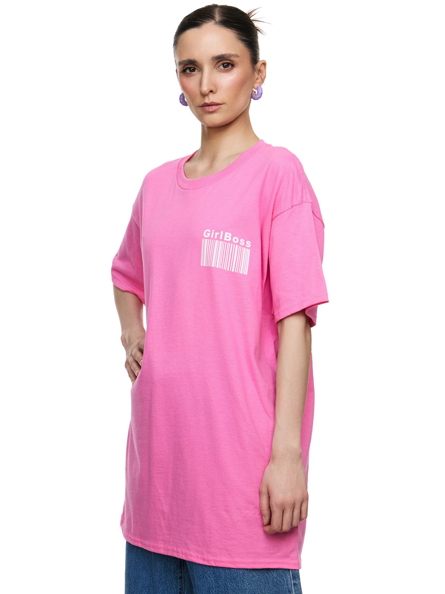 Worldclassca T-Shirt Worldclassca Oversized Print GIRL günstig online kaufen