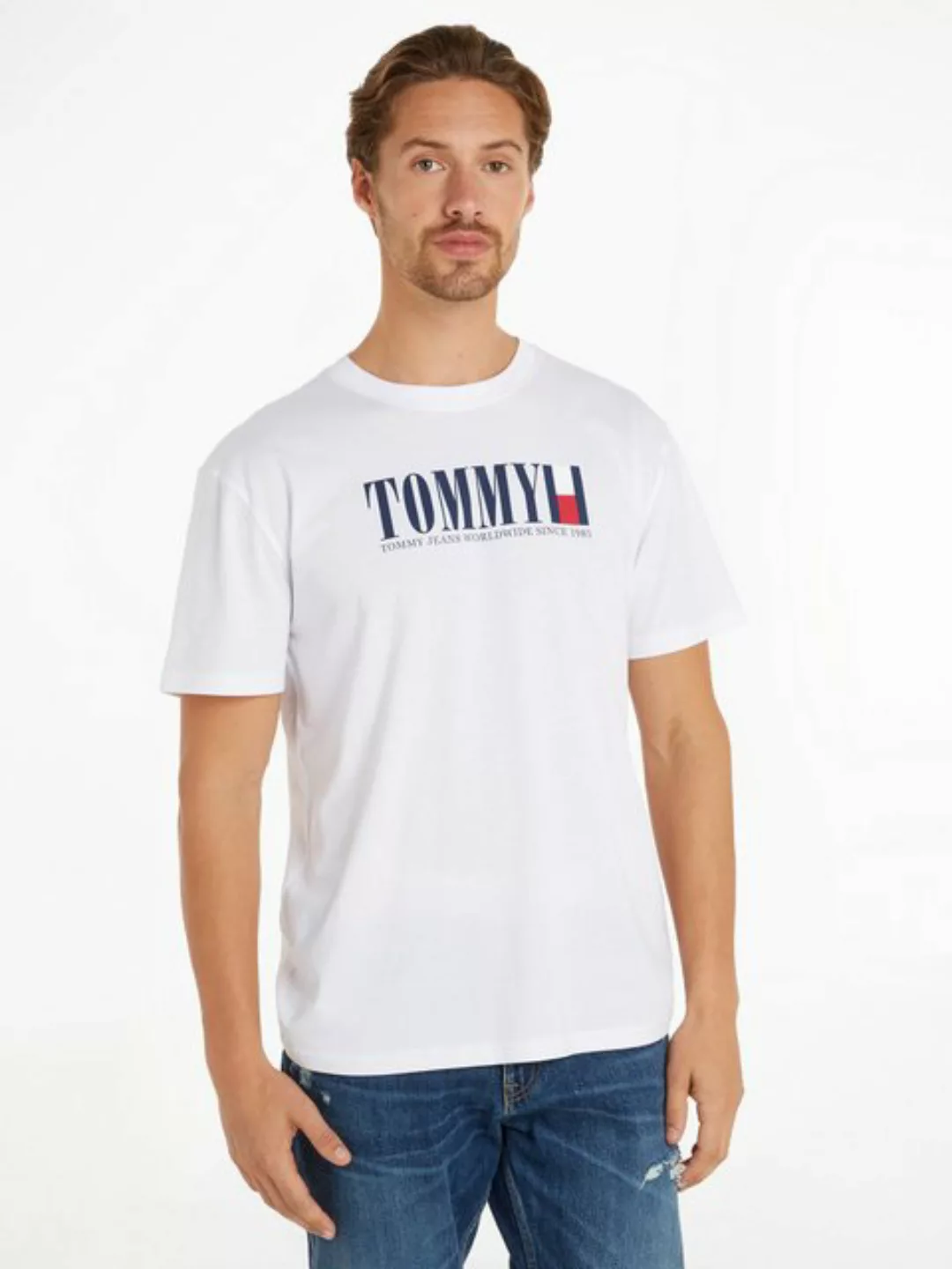 Tommy Jeans T-Shirt TJM REG TOMMY DNA FLAG TEE EXT mit Logoprint günstig online kaufen