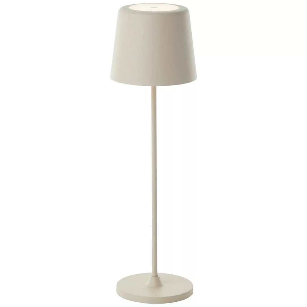 LED-Außentischleuchte beige B/H/L: ca. 12,5x12,5x11,2 cm günstig online kaufen