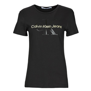 Calvin Klein Jeans  T-Shirt GLOSSY MONOGRAM SLIM TEE günstig online kaufen