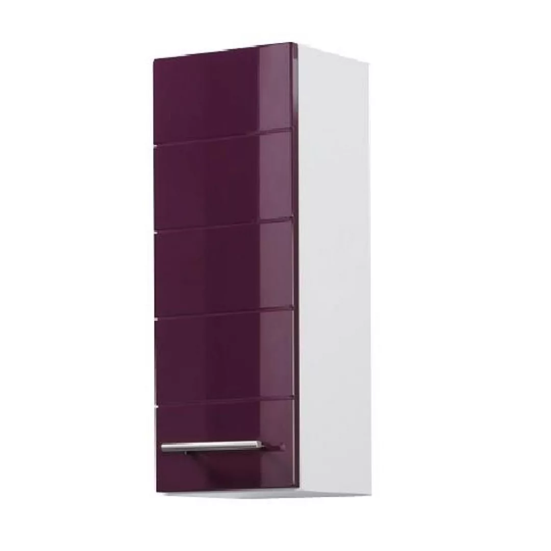 Midischrank 50 Rimini von Held Möbel Aubergine Hgl / Weiss günstig online kaufen