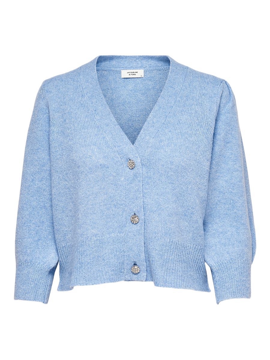 ONLY 3/4-ärmel Strickjacke Damen Blau günstig online kaufen