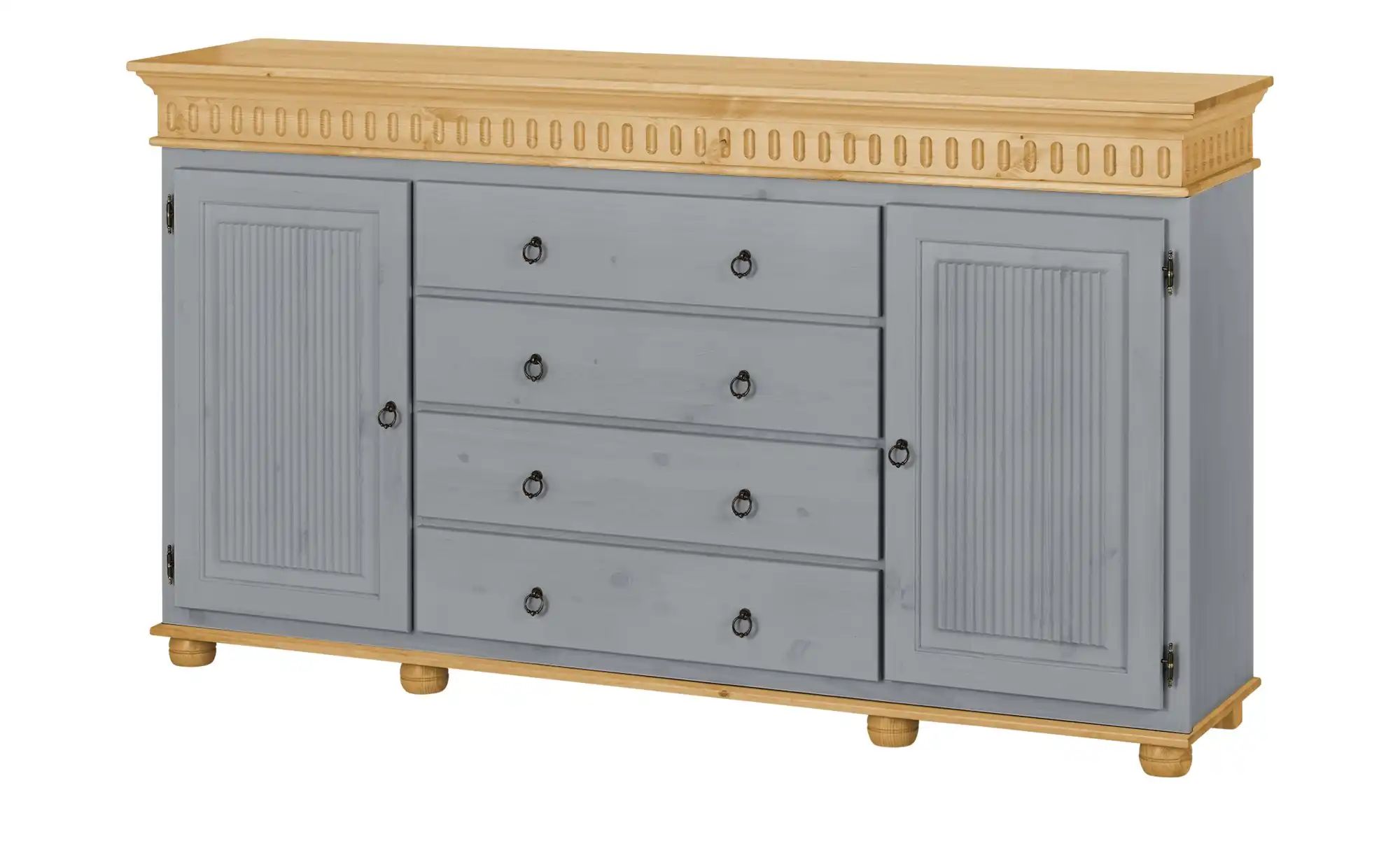 Sideboard  Bornholm ¦ grau ¦ Maße (cm): B: 180 H: 100,5 T: 42 Kommoden & Si günstig online kaufen