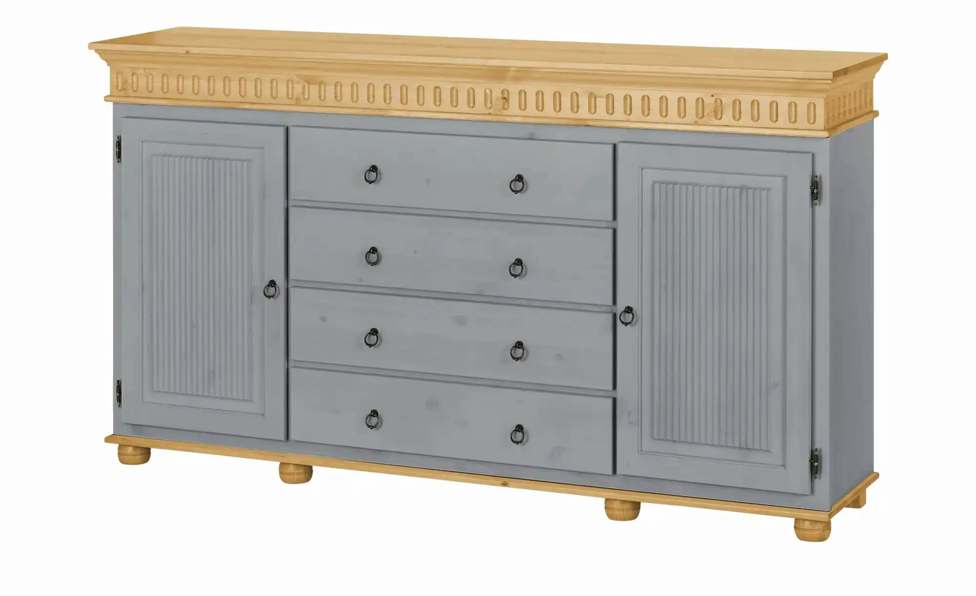 Sideboard  Bornholm ¦ grau ¦ Maße (cm): B: 180 H: 100,5 T: 42 Kommoden & Si günstig online kaufen