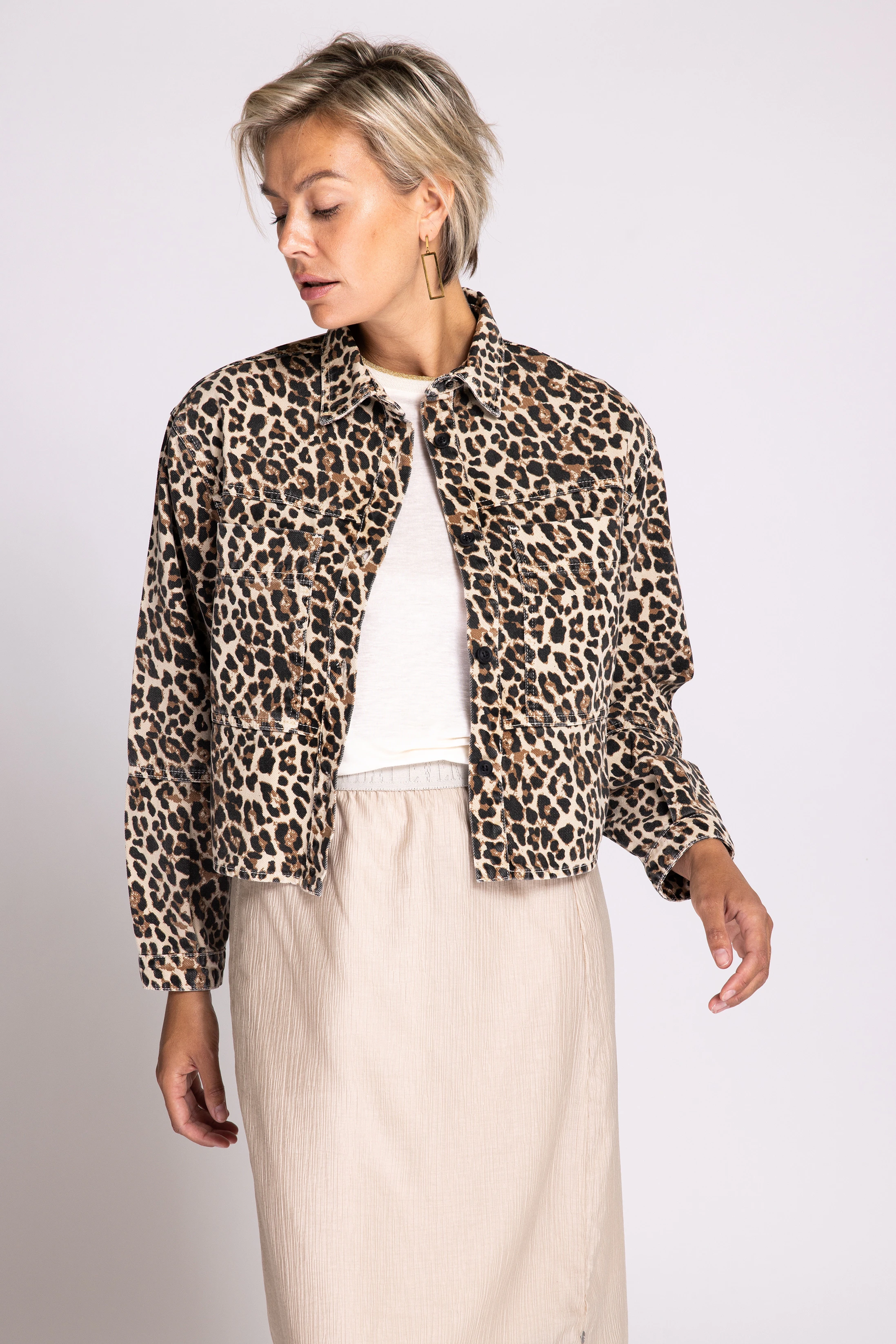 Zhrill Blouson "LOUIE", ohne Kapuze, mit Animal-Print günstig online kaufen