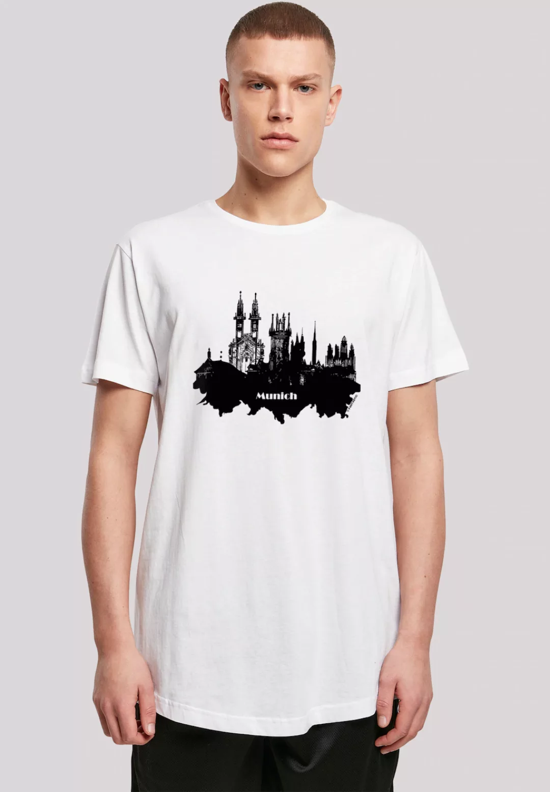 F4NT4STIC T-Shirt "Cities Collection - Munich skyline", Print günstig online kaufen