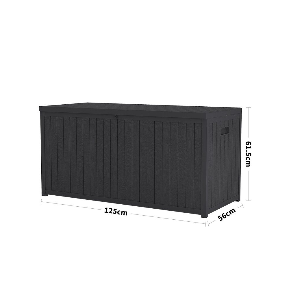 LIVINGANDHOME Gartenbox Abschließbare wasserdichte Gartenbox aus günstig online kaufen
