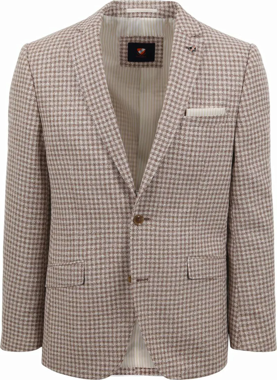 Suitable Blazer Grou Kariert Beige - Größe 25 günstig online kaufen