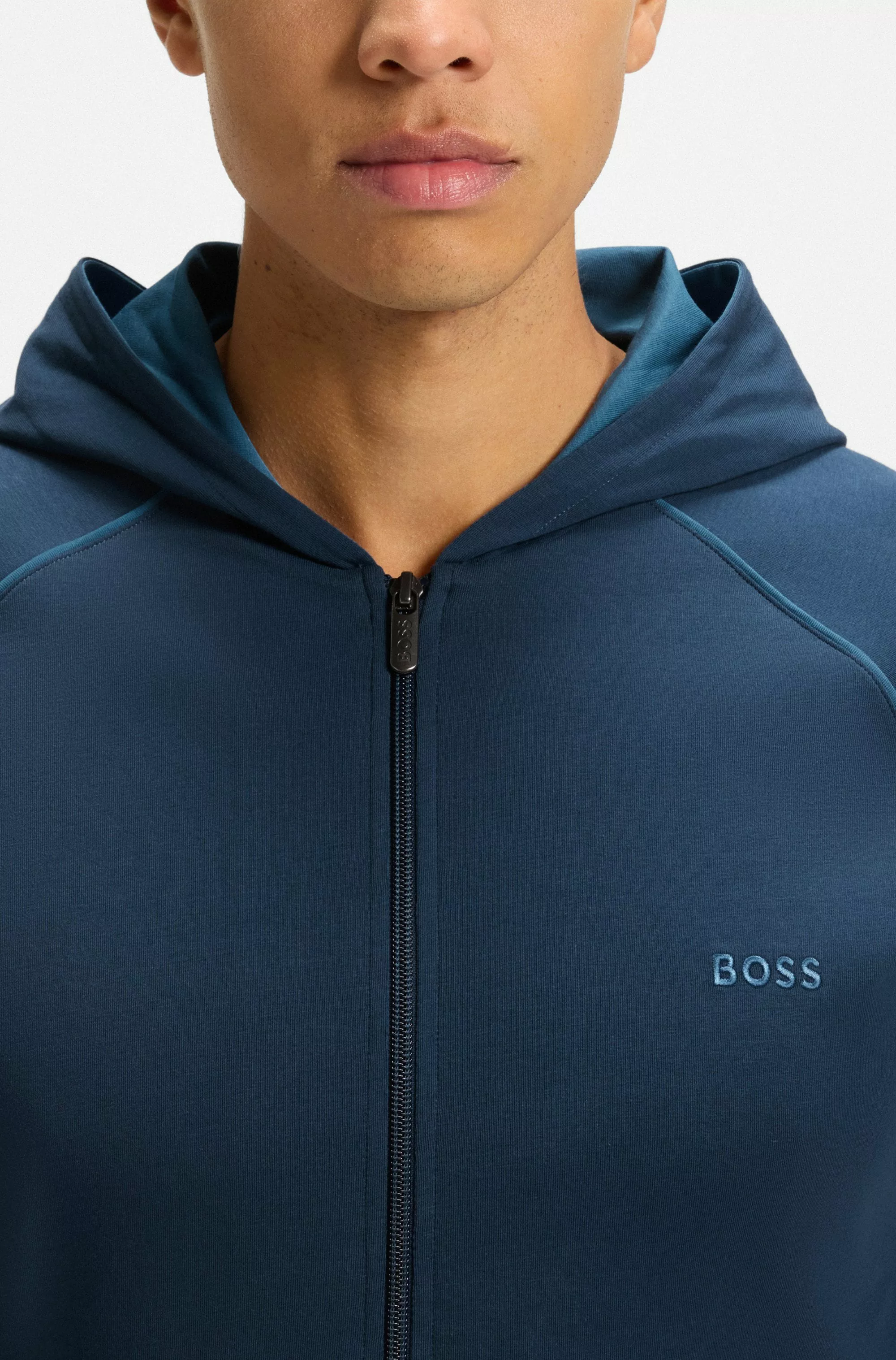 BOSS Kapuzensweatjacke "Mix&Match Jacket H", mit Kängurutasche günstig online kaufen