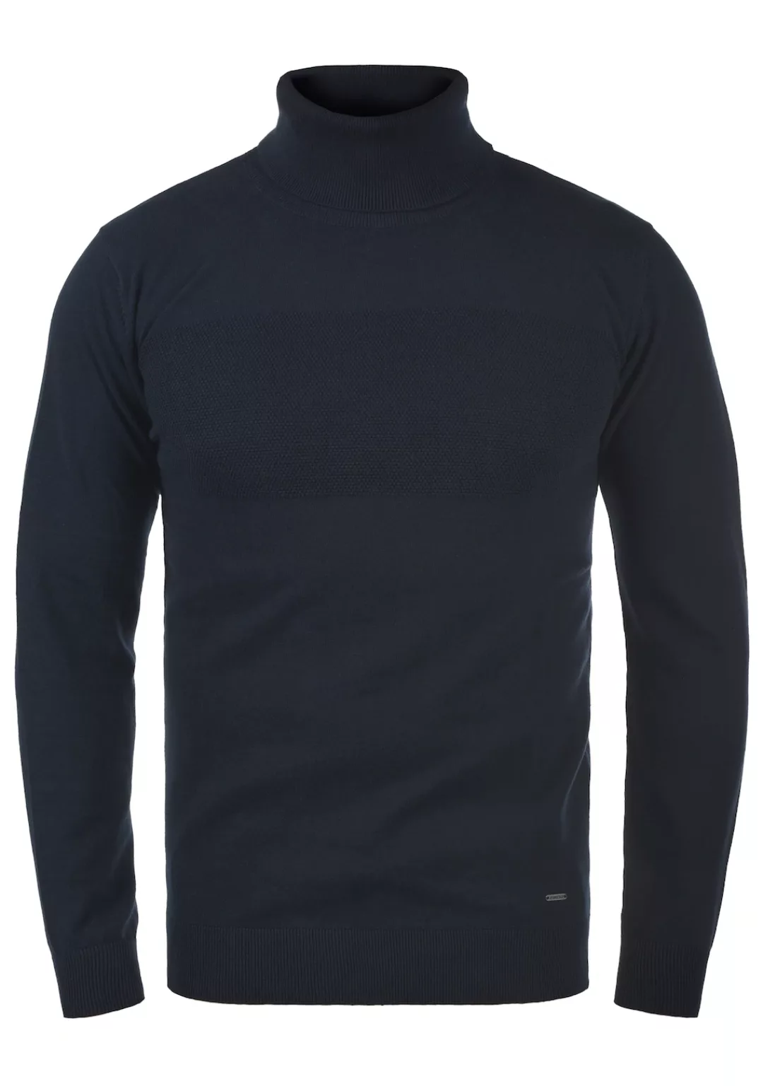 Indicode Rollkragenpullover IDErnetto Rollkragenpulli mit abgesetztem Stric günstig online kaufen