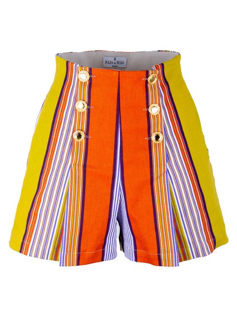 RUA & RUA Shorts Hoch Taillierte Kurze Hose aus Gabardine mit weitem Bein günstig online kaufen