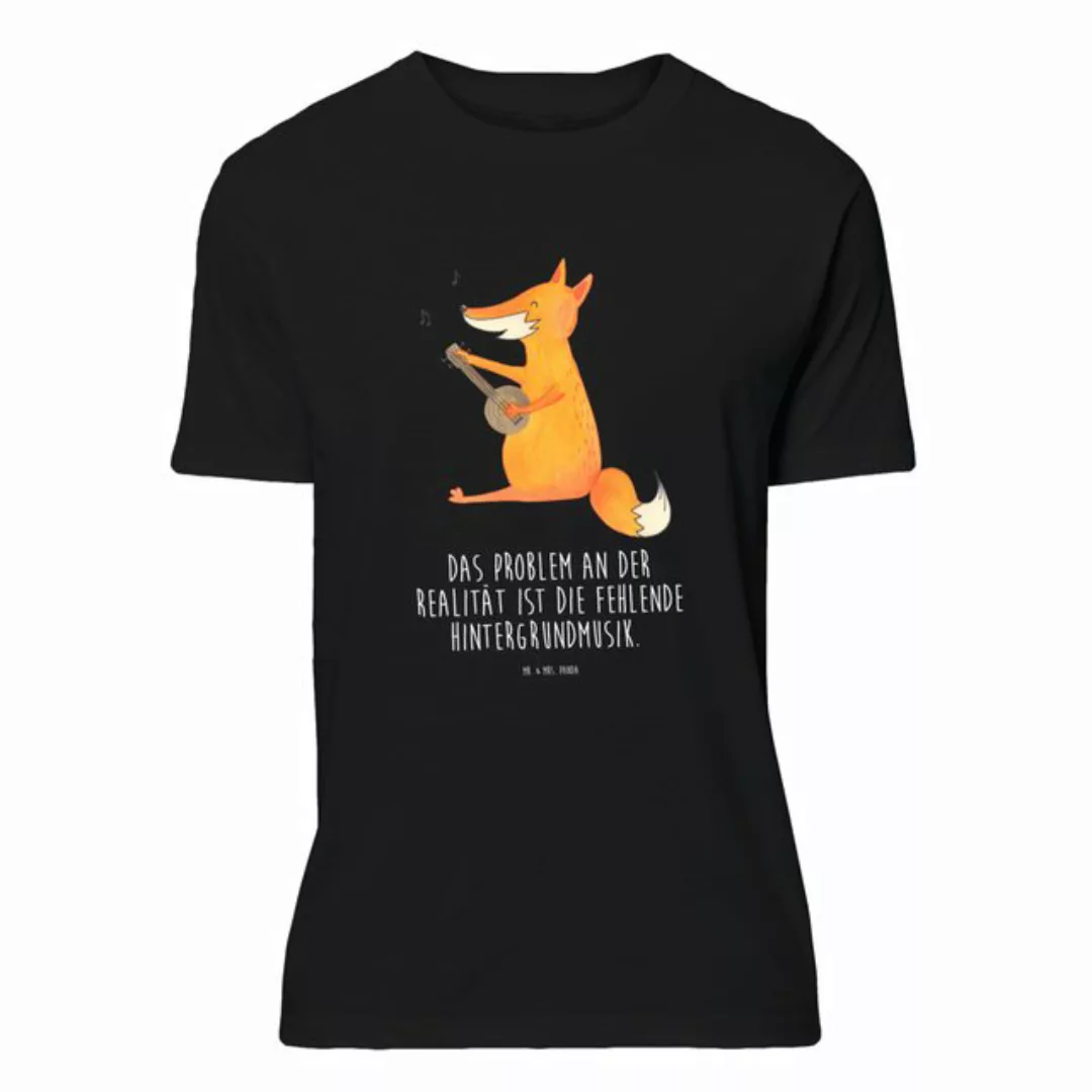 Mr. & Mrs. Panda T-Shirt Fuchs Gitarre - Schwarz - Geschenk, Junggesellenab günstig online kaufen