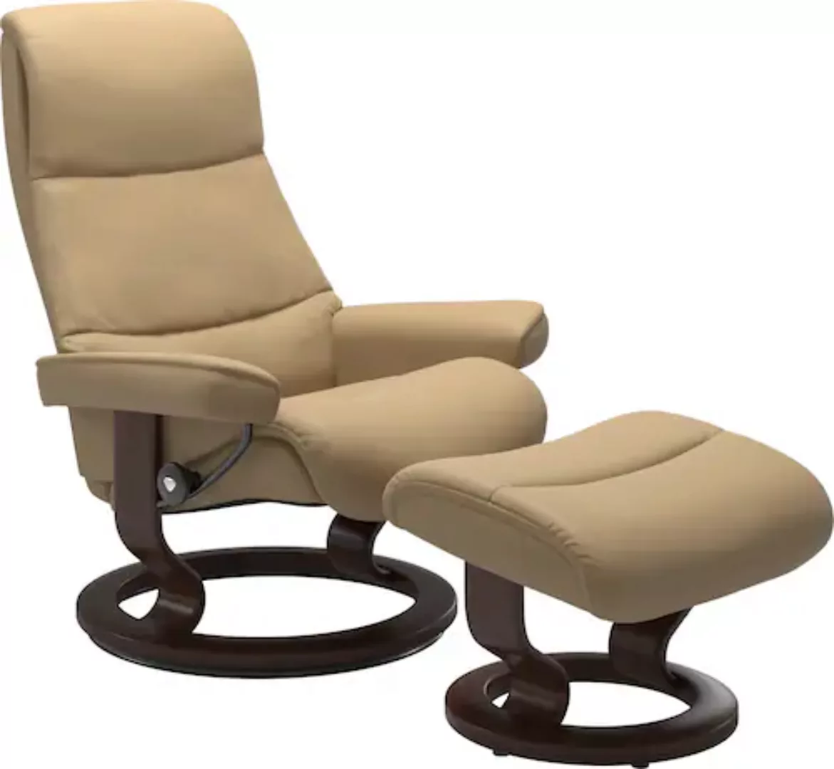 Stressless® Relaxsessel »View«, mit Classic Base, Größe L, Gestell Braun günstig online kaufen