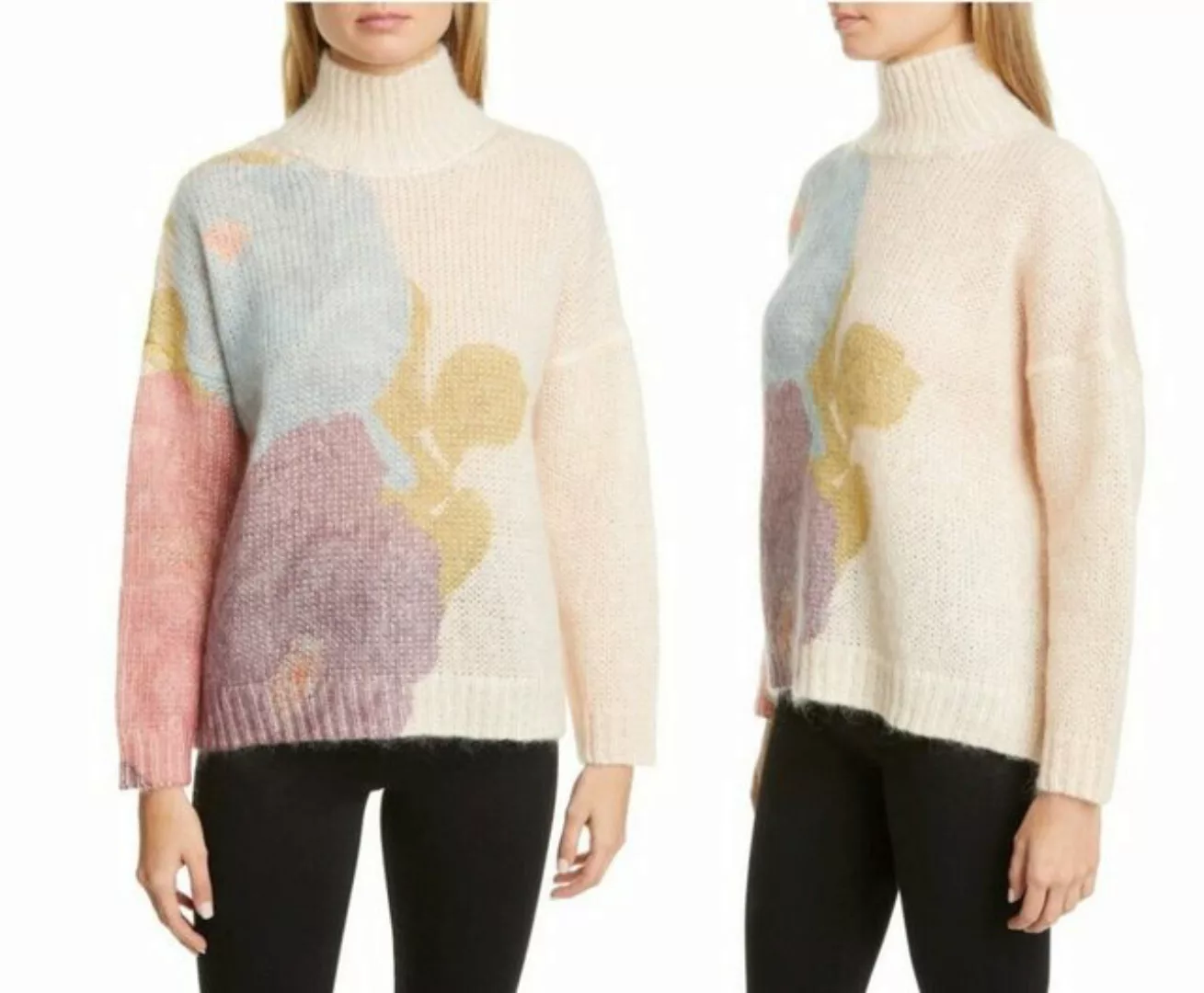 Valentino Strickpullover VALENTINO Camellia Blend Strickpullover Sweater Pu günstig online kaufen