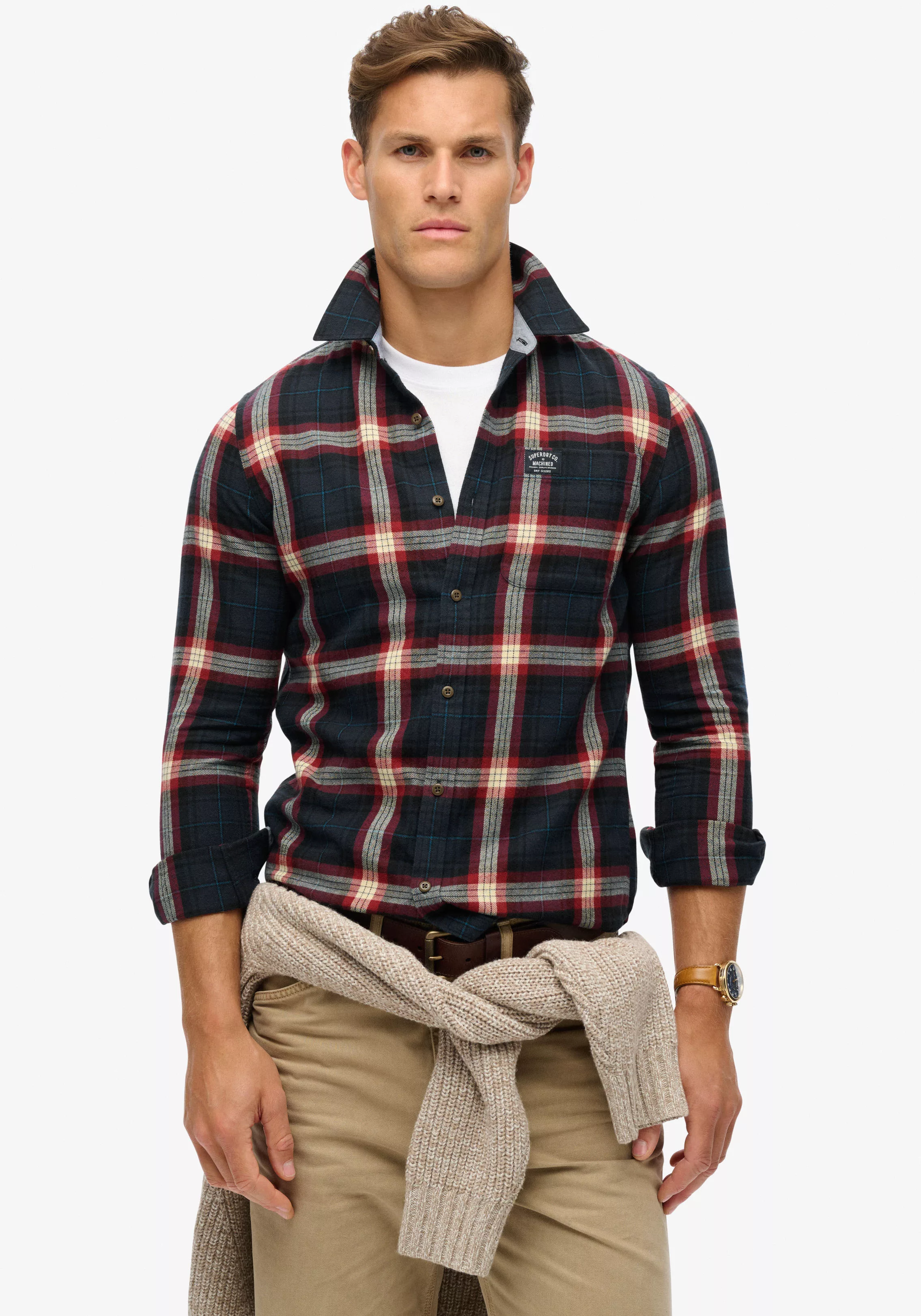 Superdry Langarmhemd Organic Cotton Lumberjack Check Shirt günstig online kaufen