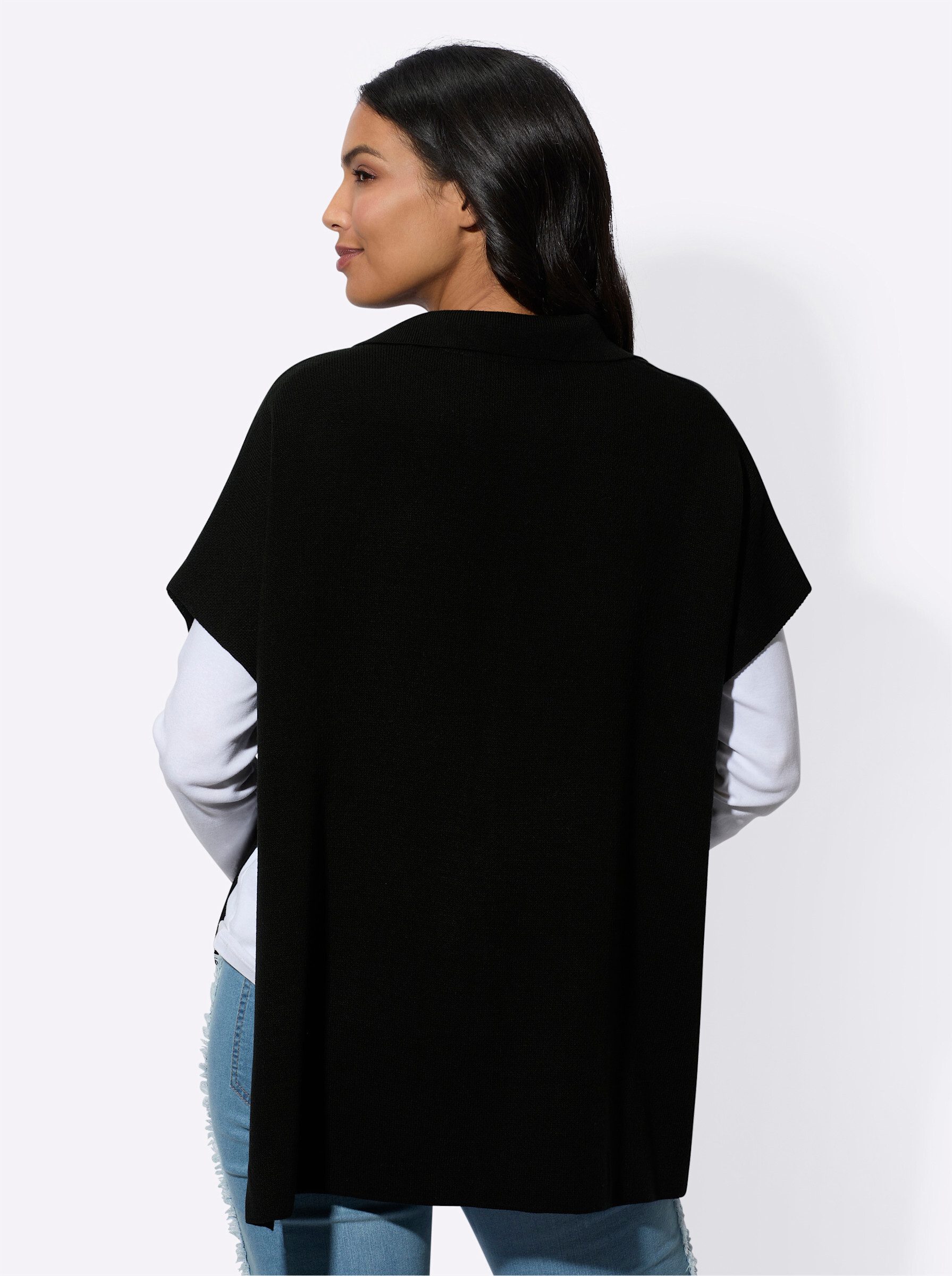 Classic Basics Strickcape günstig online kaufen