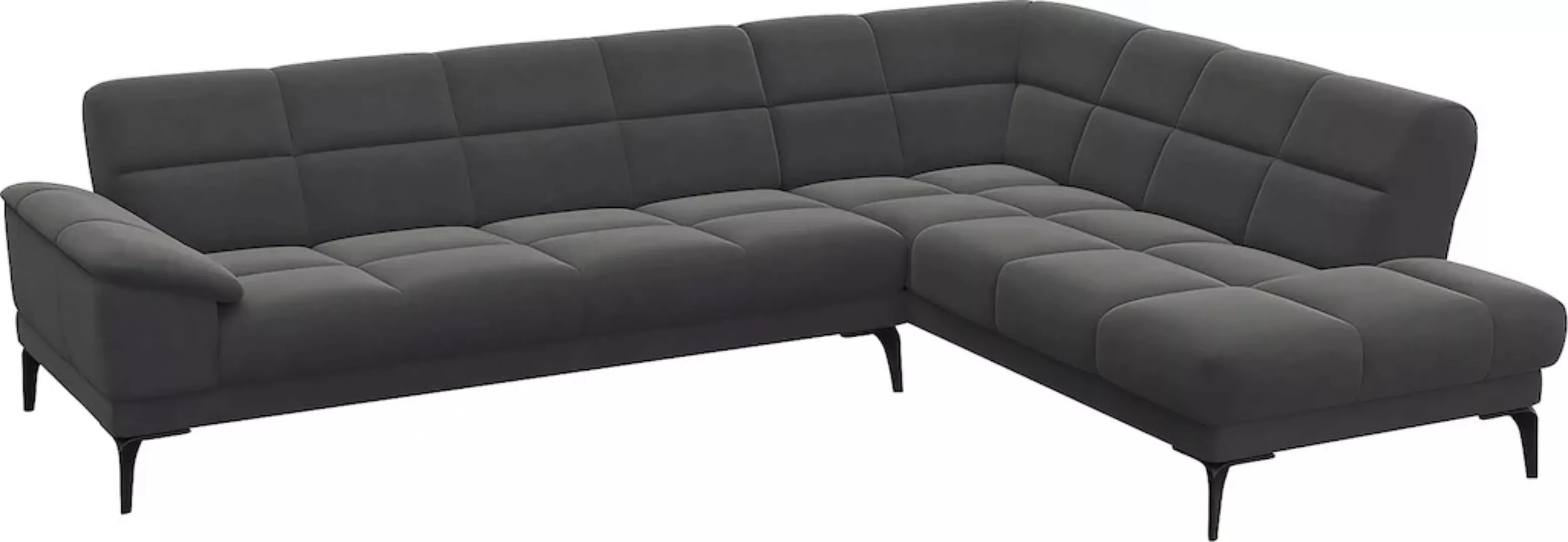 FLEXLUX Ecksofa "Viale L-Form, mit attraktiver und aktueller Rückensteppung günstig online kaufen