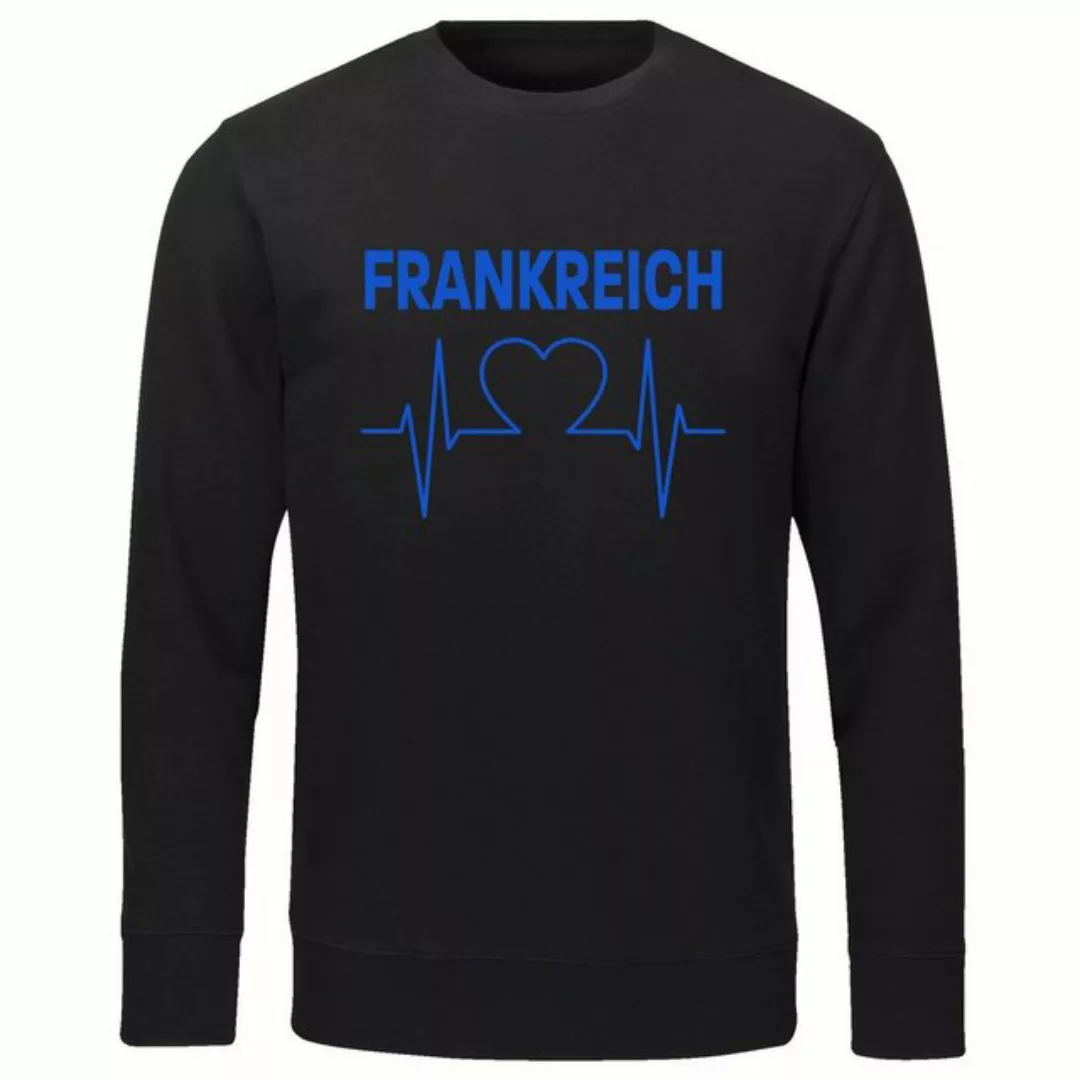 multifanshop Sweatshirt Frankreich - Herzschlag - Pullover günstig online kaufen
