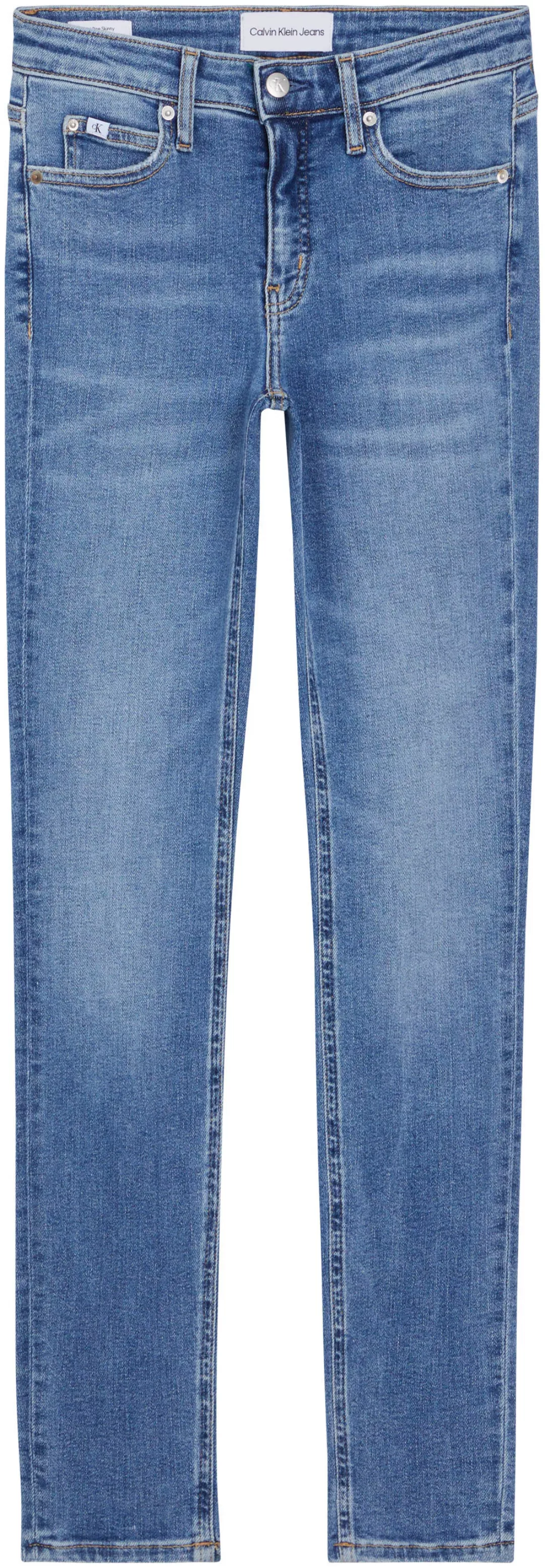 Calvin Klein Jeans Skinny-fit-Jeans "MID RISE SKINNY", mit Markenlabel günstig online kaufen